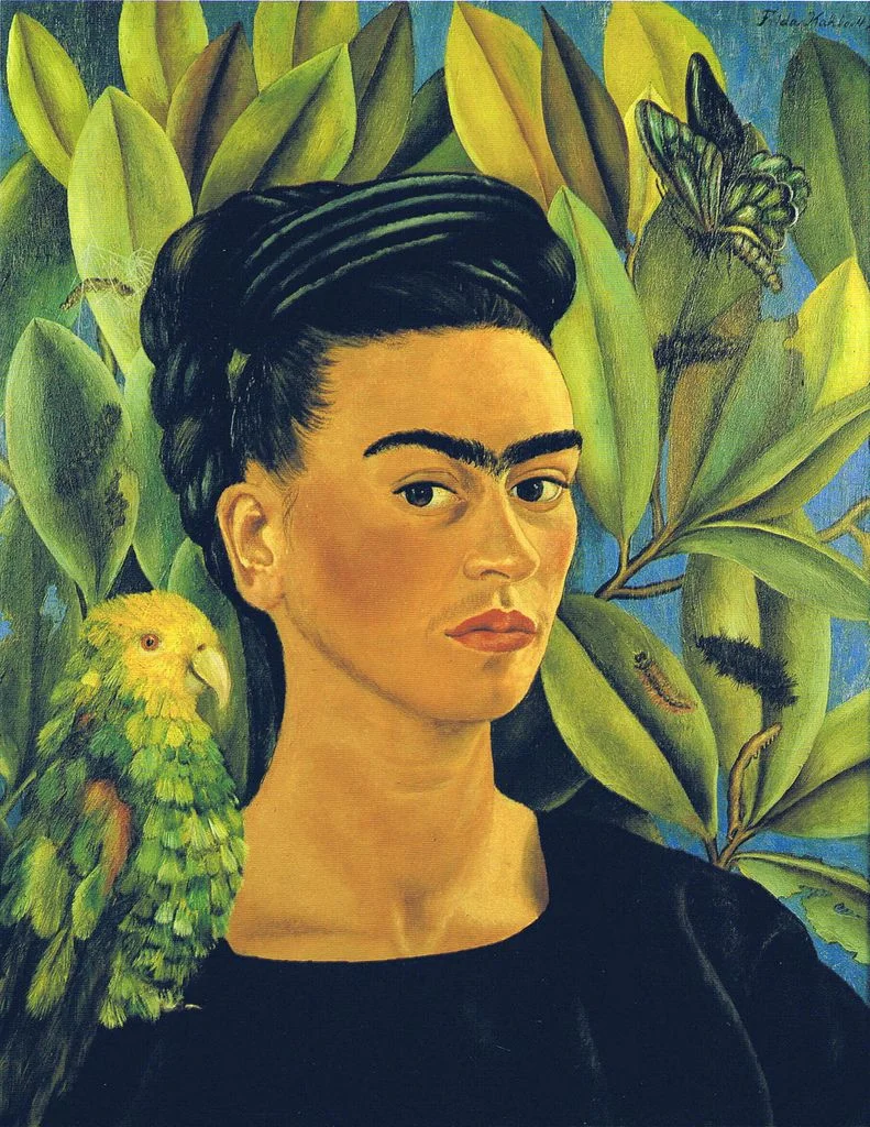 Self-Portrait with Bonito - Frida Kahlo (1941)