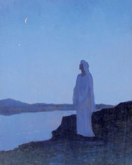 ‘Rêverie en la nuit’ - Alphonse Osbert (1895)
