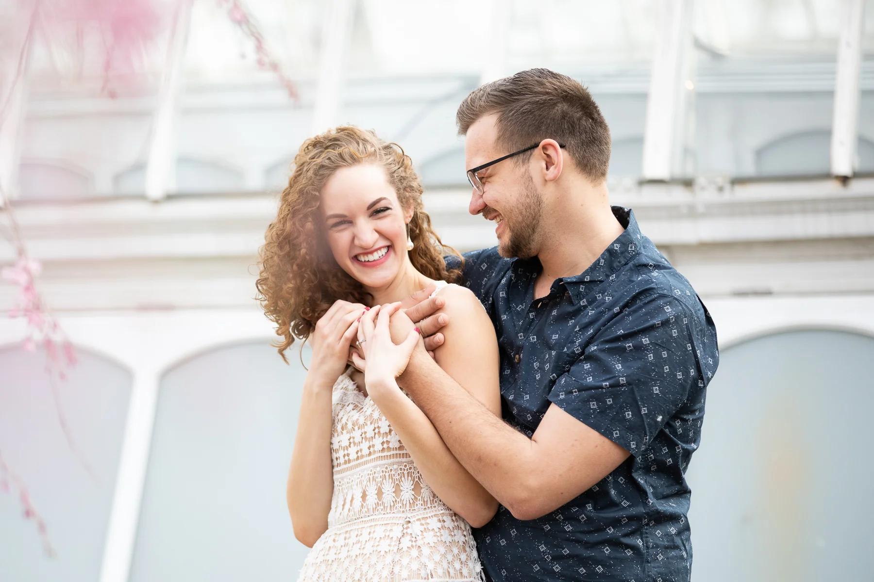 phipps conservatory engagement photos, pittsburgh engagement photos, pittsburgh engagement photo locations, pittsburgh engagement photographers, pittsburgh wedding photographers,