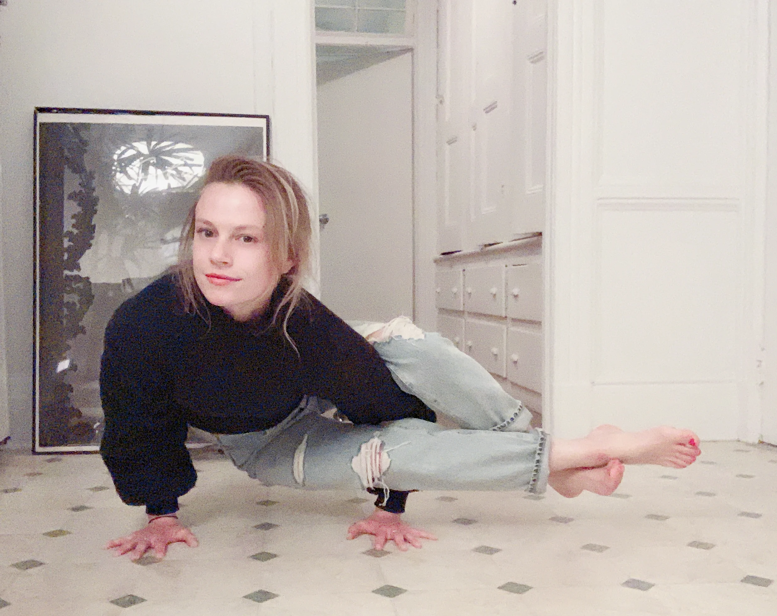 eight-angle pose / astavakrasana