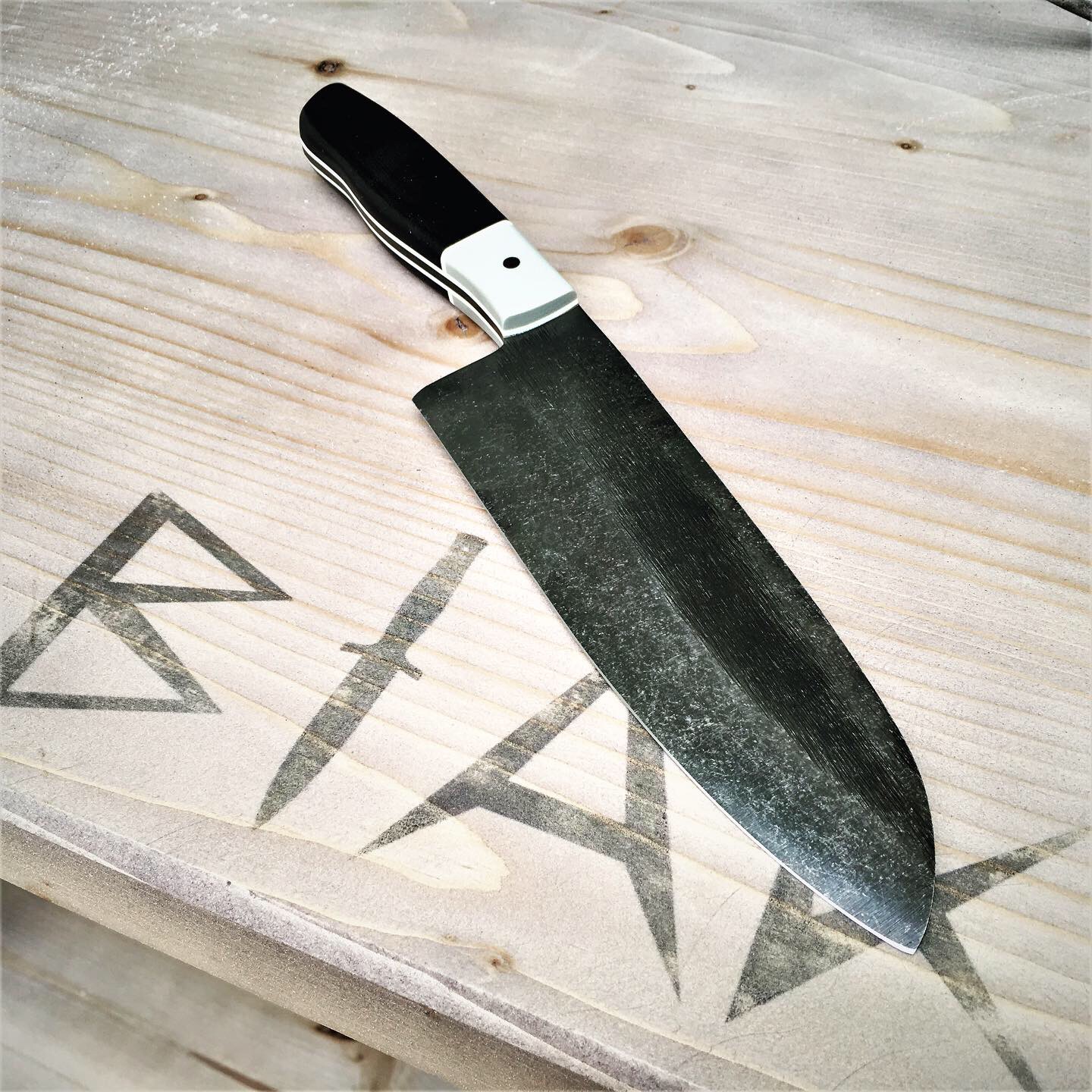 Modern Santoku Chef Knife 6.5 — Custom Handmade Knives