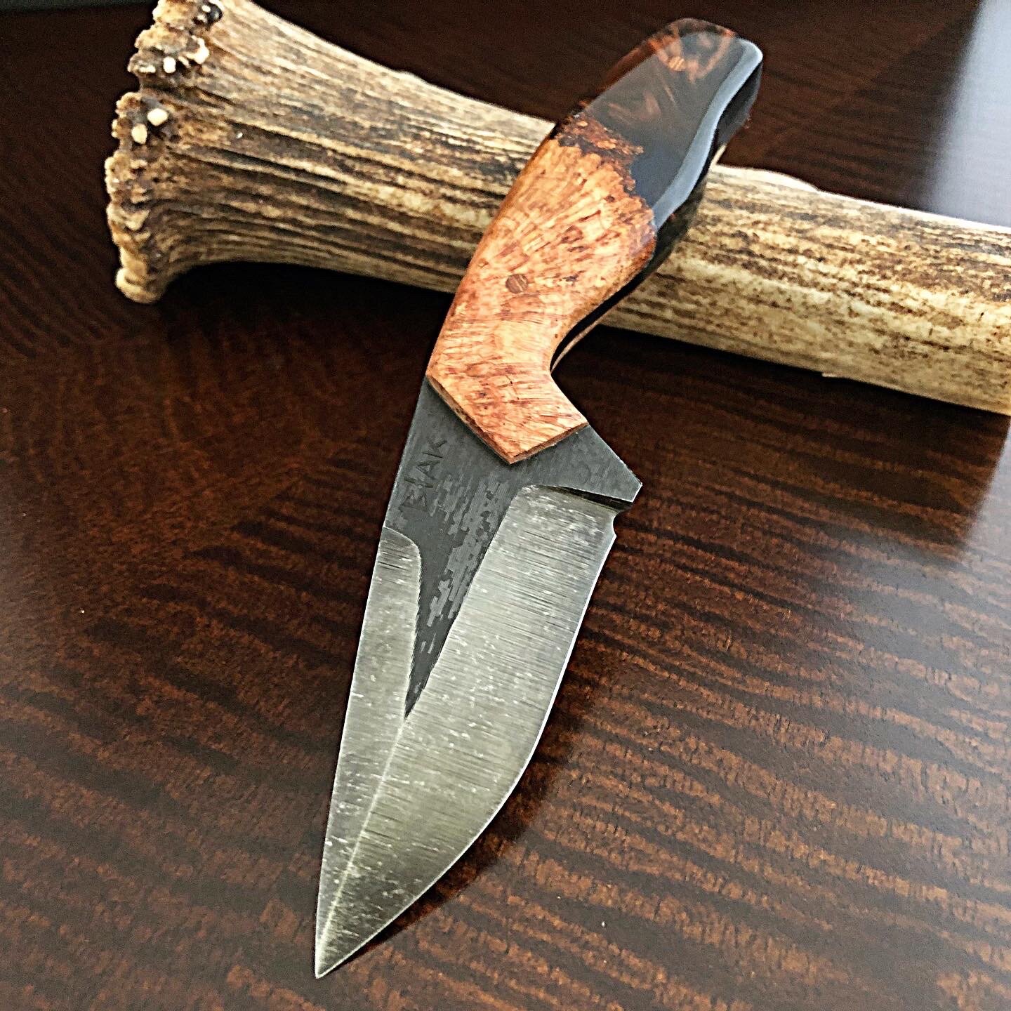 Stubby In Maple Burl and Resin