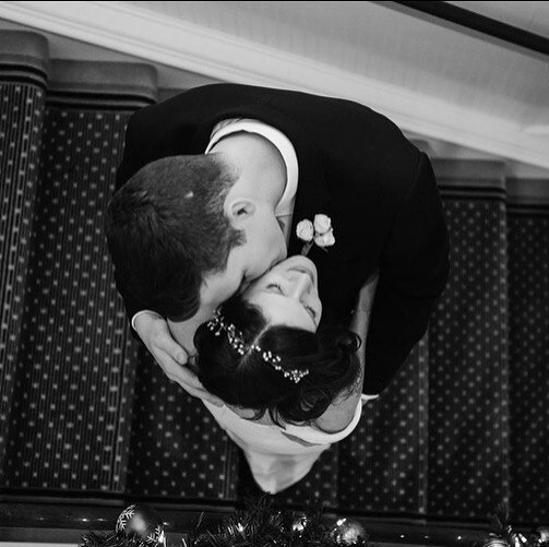 Here&rsquo;s to sneaking kisses with you for the rest of our lives. 🖤
.
.
.
#bridesandgroom #romance #perfectday #lovejoy #weddingportraits #weddingphotorgraphy #MAweddings #massachussettsweddings #engagementphotography #fallinlove #gettingmarried #