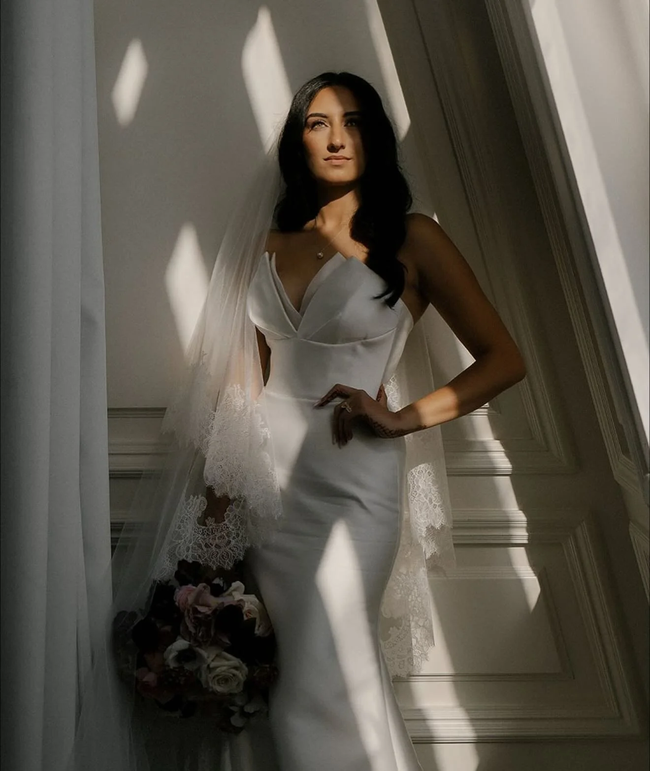 Adara looking stunning in @markingramcollection ✨🤍 xo WB💋