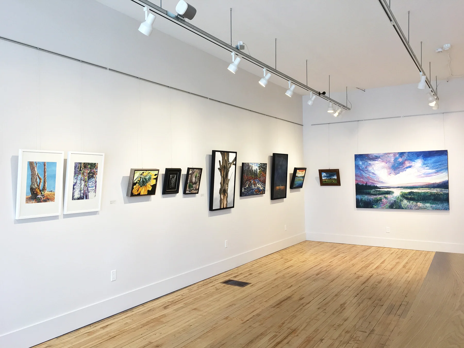 Land Between , installation view