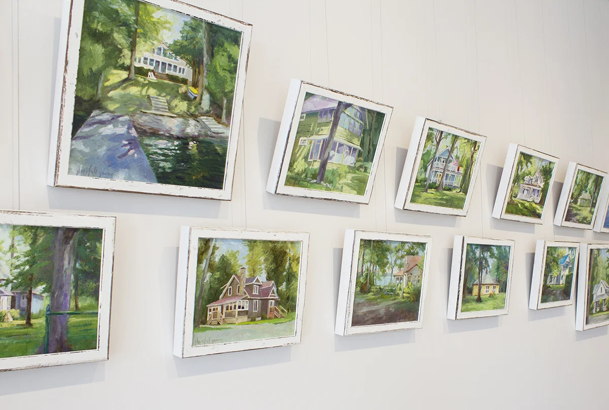Joan Horsfall Young, Cottages , installation view