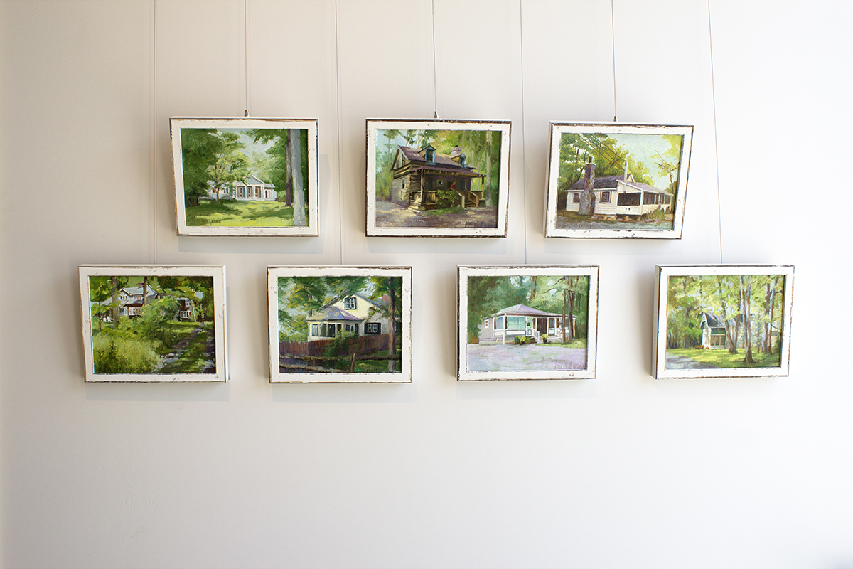 Joan Horsfall Young, Cottages , installation view