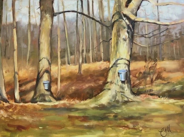 Elizabeth Michele, The Giving Tree, 2012, oil on canvas, 18 x 24 inches, 20 x 26 inches framed