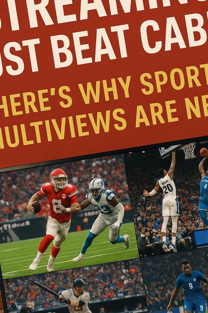 Streaming Just Beat Cable: Here’s Why Sports Multiviews Are Next