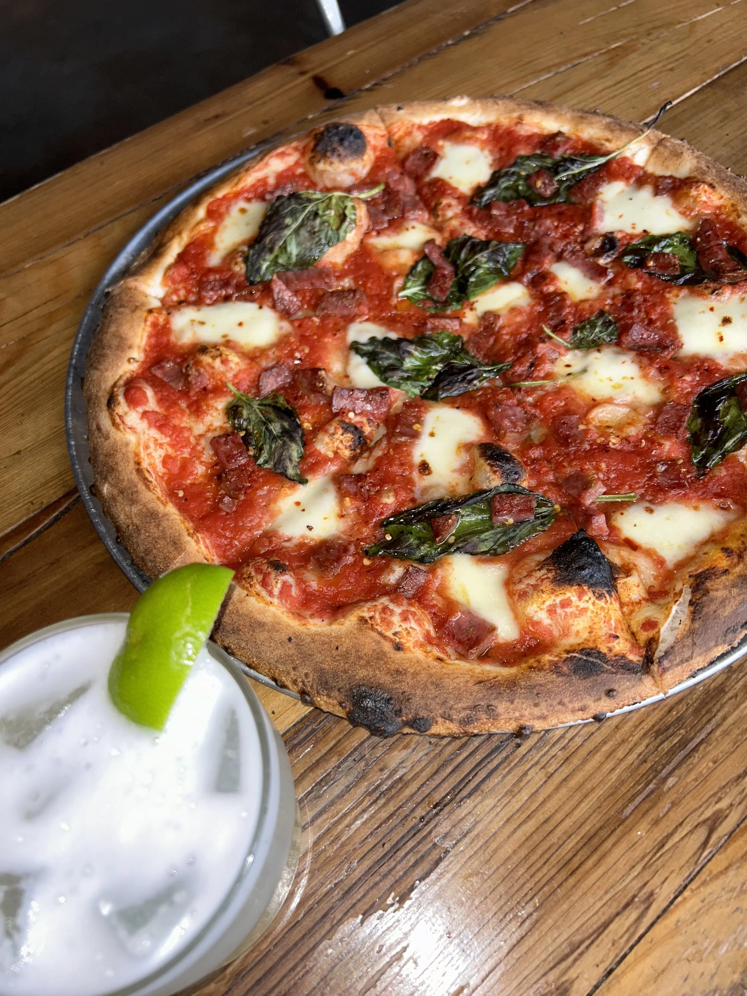 Pizza and cocktails at Casa Marana in Marana AZ
