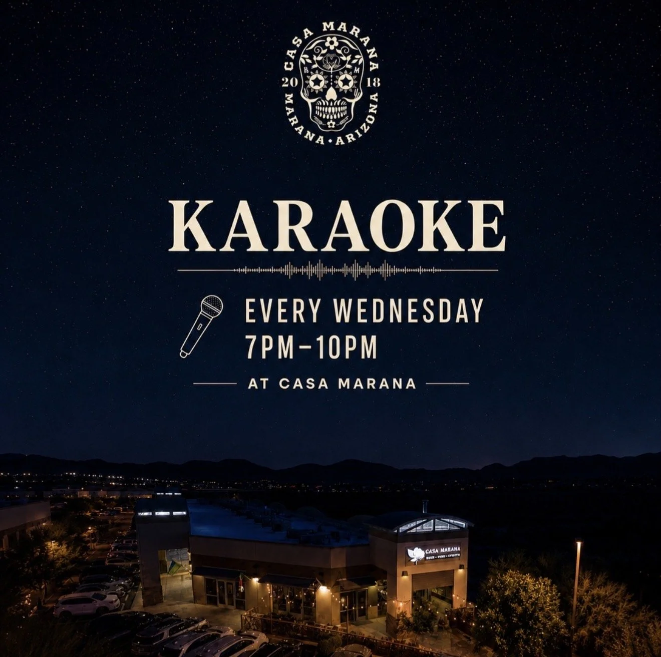 Karaoke Night at Casa Marana!