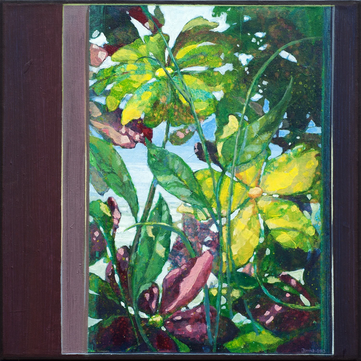 Ein glad draum_akryl på lerret, str.50 x 50cm _Johild Mæland 2013. Foto Harald Hognerud_nett.jpg