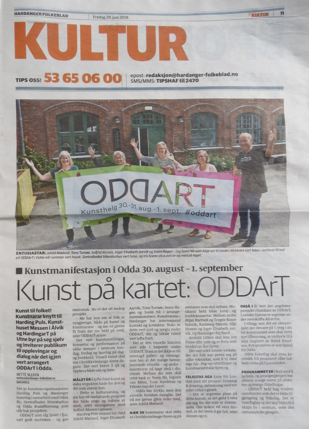 ODDArT_artikkel i HF 29.6.2018.jpg