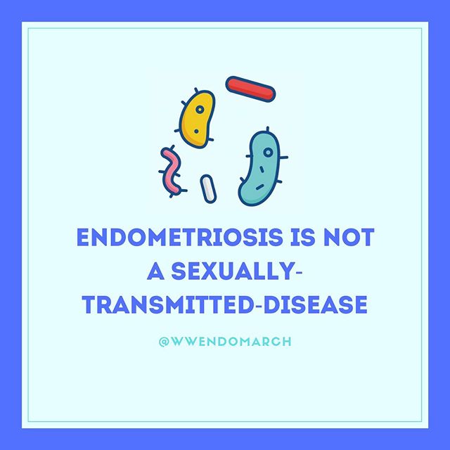 MYTH-BUSTING MONDAY: endometriosis is not a sexually-transmitted-disease

#mythbustingmonday #endometriosisawareness