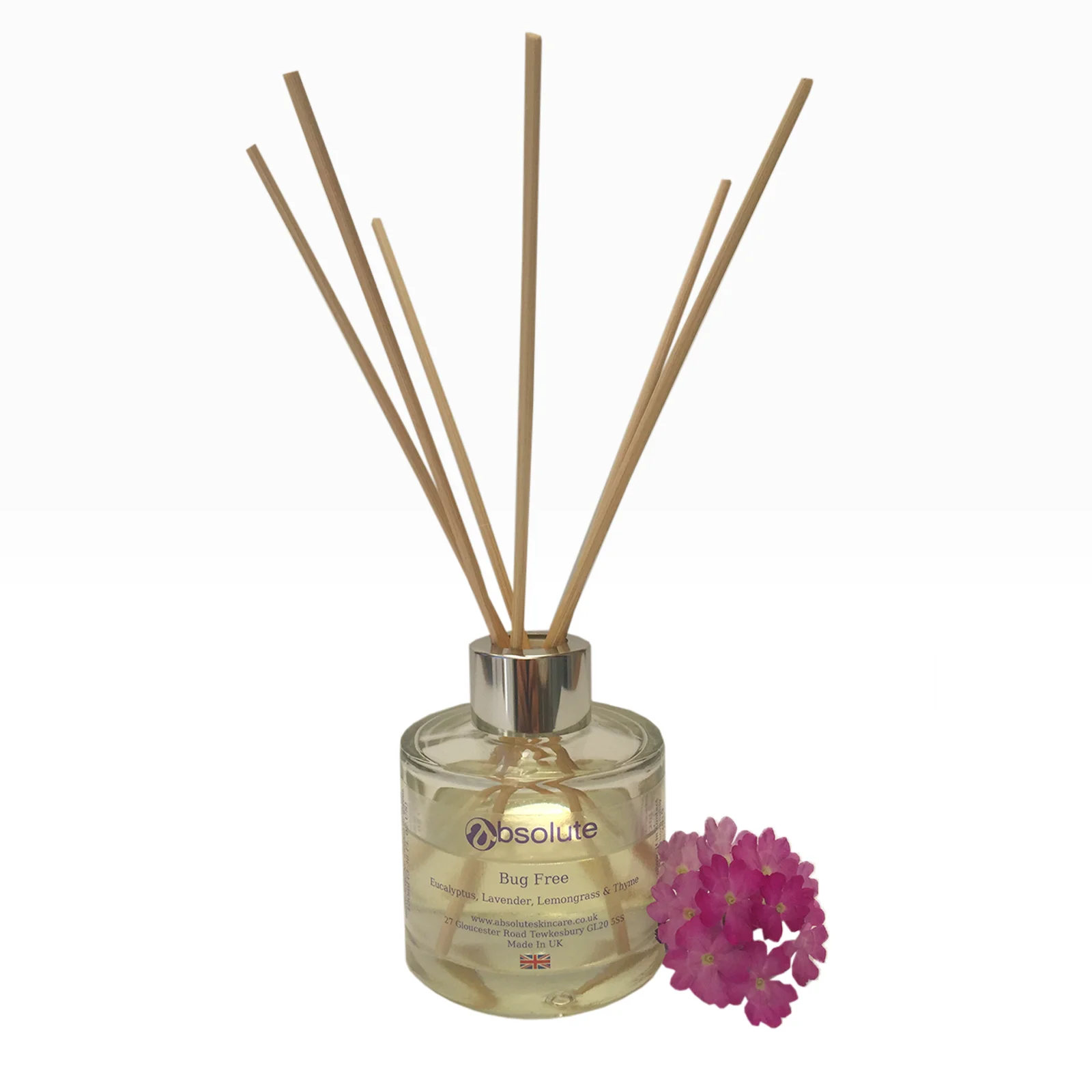 Bug Free Diffuser - Eucalyptus, Lavender, Lemongrass & Thyme