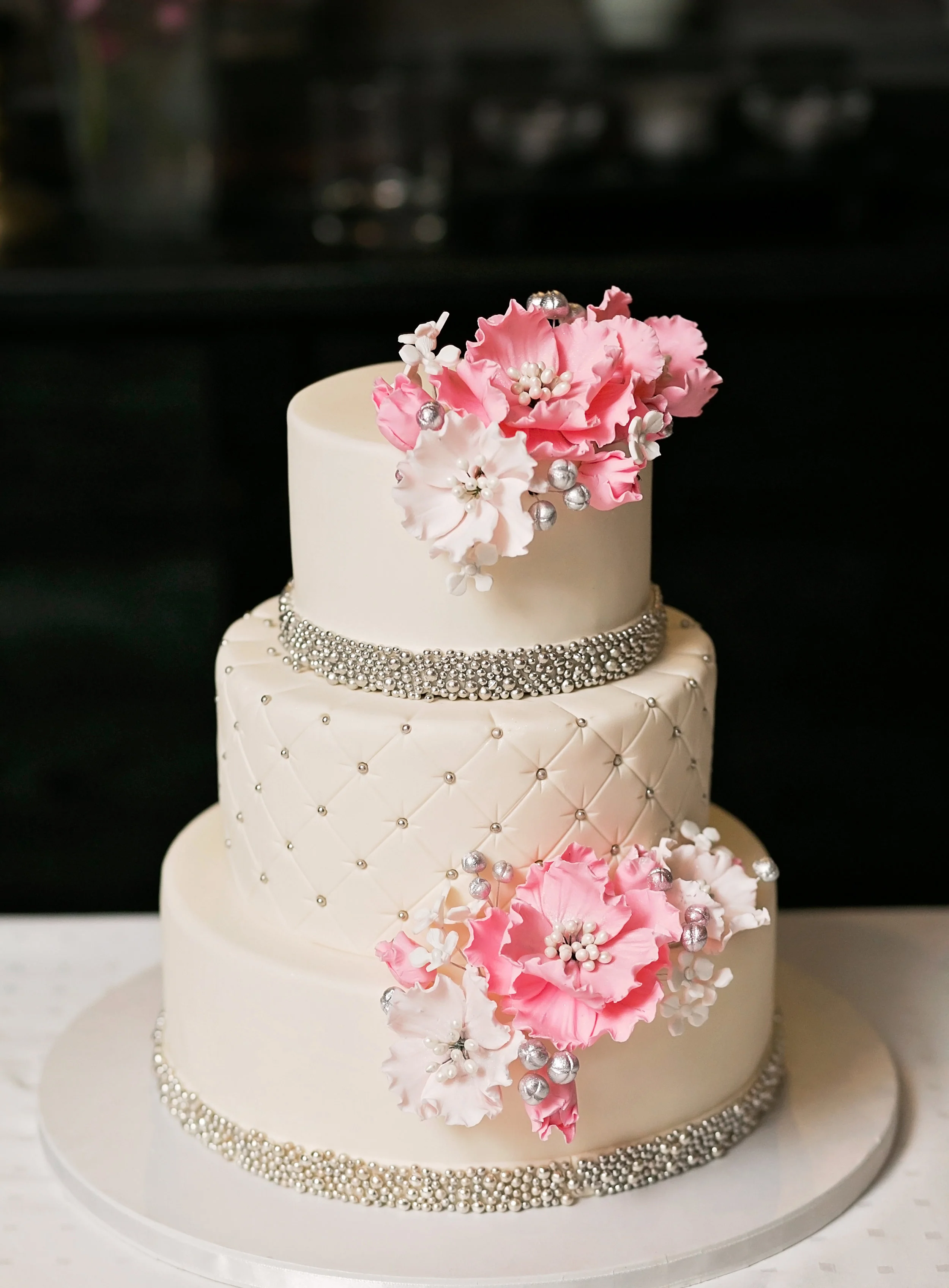 quilted peonie pick and silver cake.jpeg