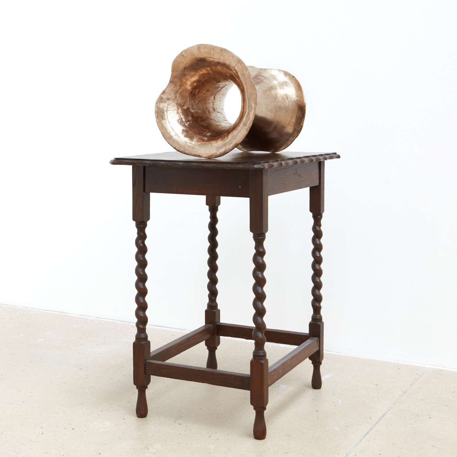   Wormhole Bell , 2018  cast bronze  30 x 36 x 30 cm 