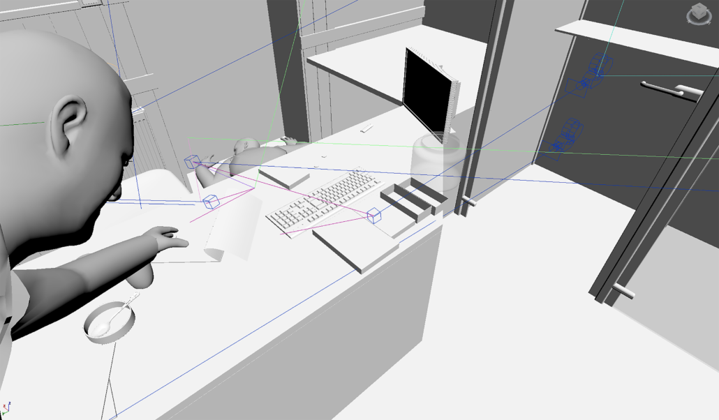 77sqm_9:26min, Forensic Architecture, 2017, Video 27min & Report (Figure 14, draft report, http://www.forensic-architecture.org/wp-content/uploads/2017/06/77sqm_9.26min_Report_2017.07.18.pdf)