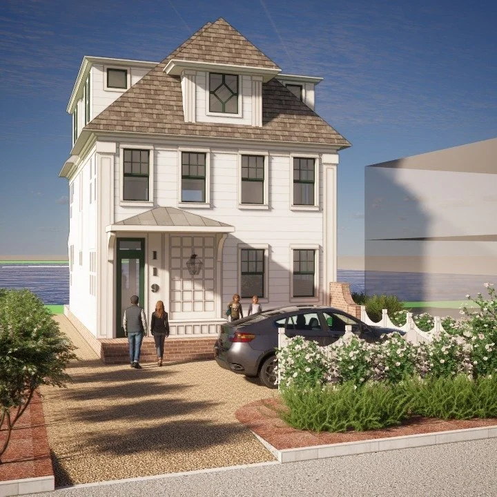 Initial exterior studies for a house on the water. Which option is your favorite?