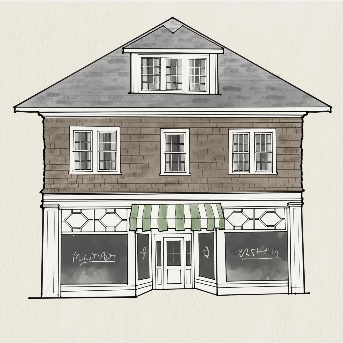 Sketch: Pinehurst Storefront
