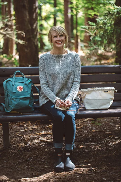 The Weekender Sweater in Air — Magical 