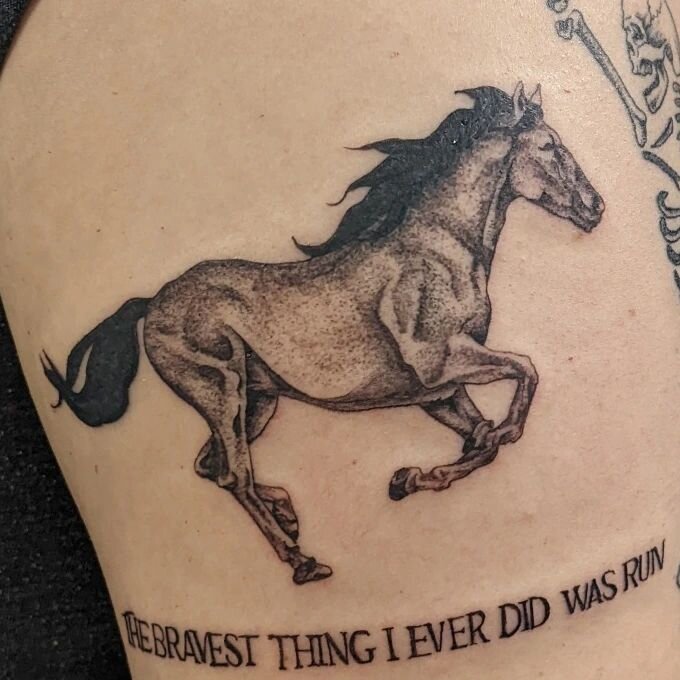 Micro-realism Stallion
....
#microrealism #microtattoo
#tacomaartist #seattletattoo