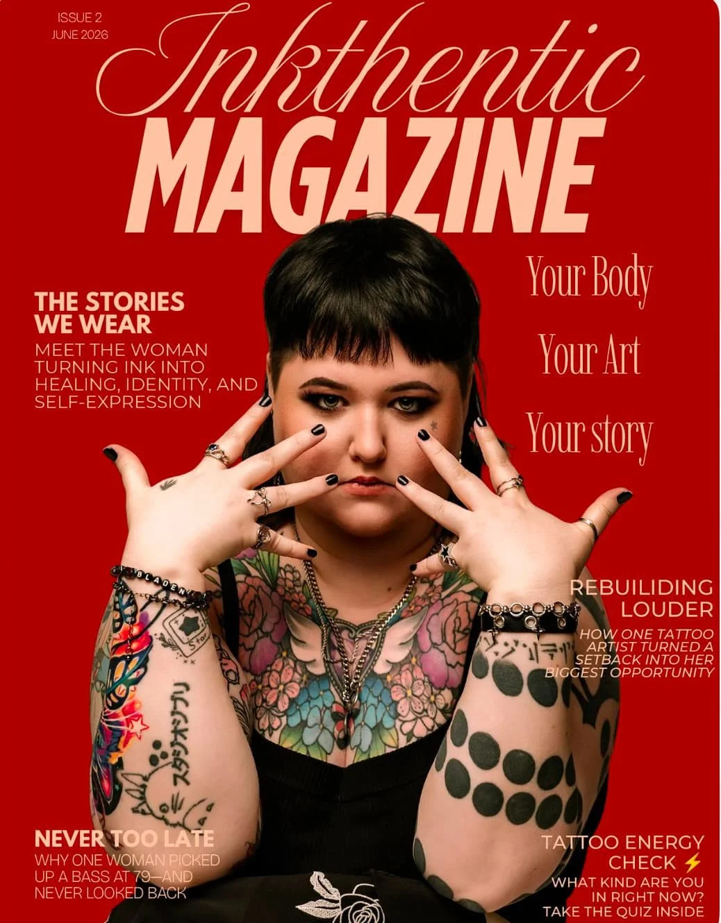 Inkthentic Magazine cover issue #2