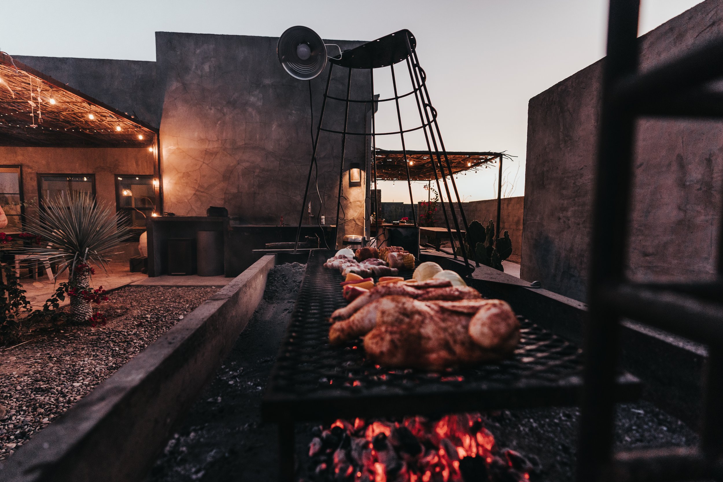 argentinian-style grill from mill scale metalworks