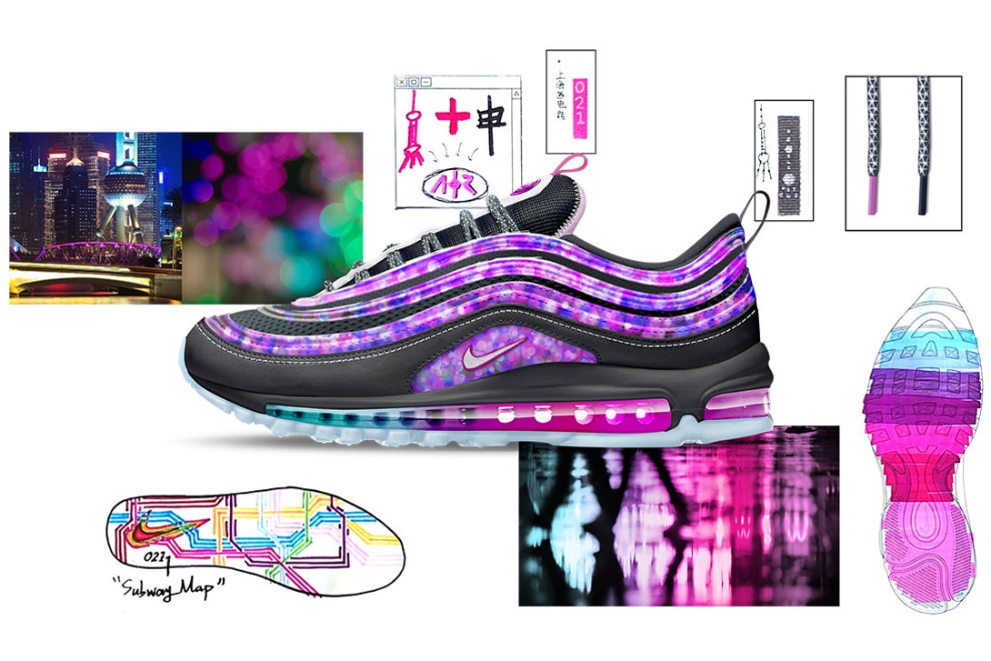 Air Max 97 "SH City of Stars" by James Lin