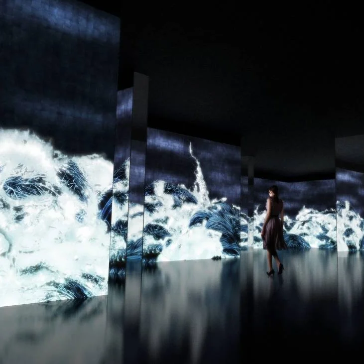teamLab and Hiroshi Senju to Unveil Digital Wave Installation in Osaka