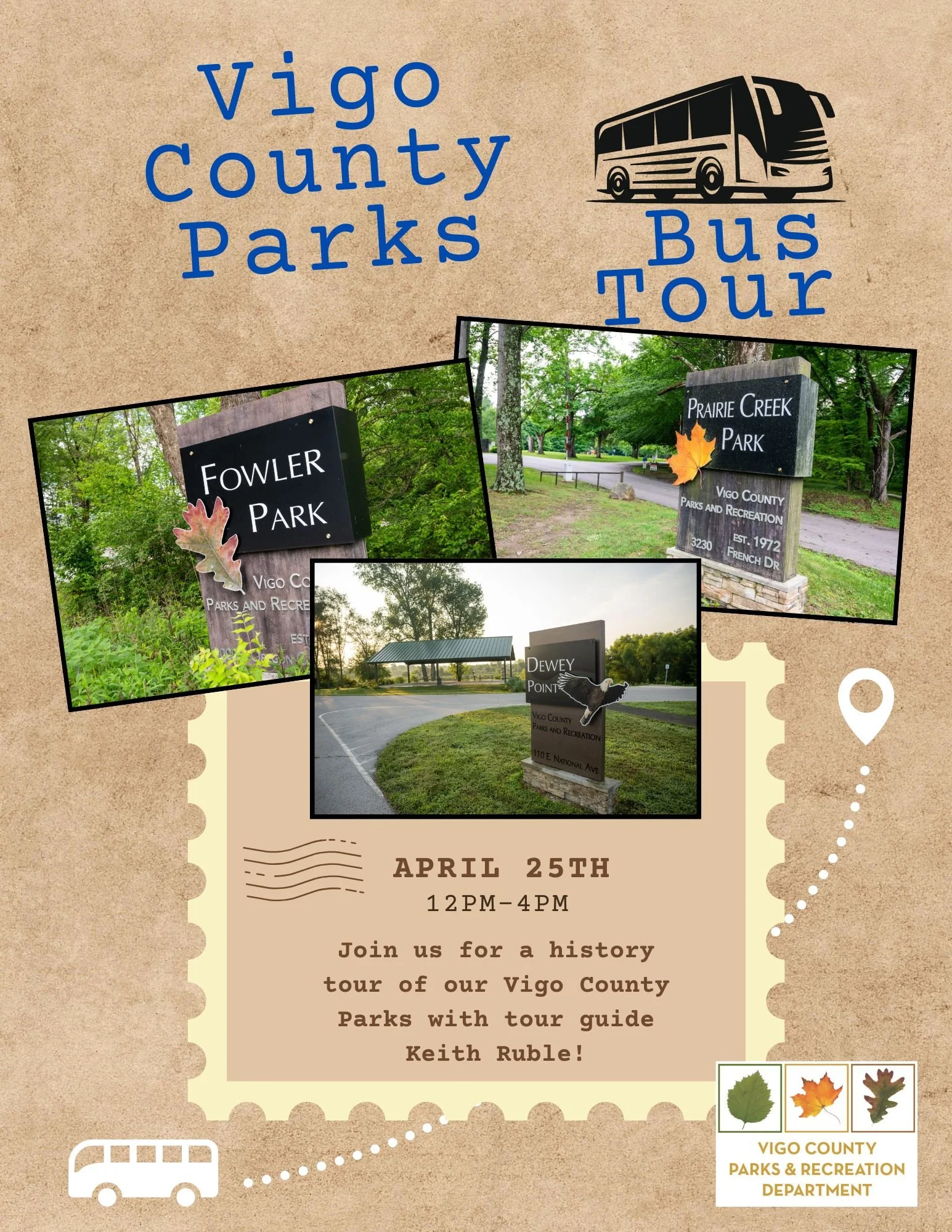 Vigo County Parks Bus Tour
