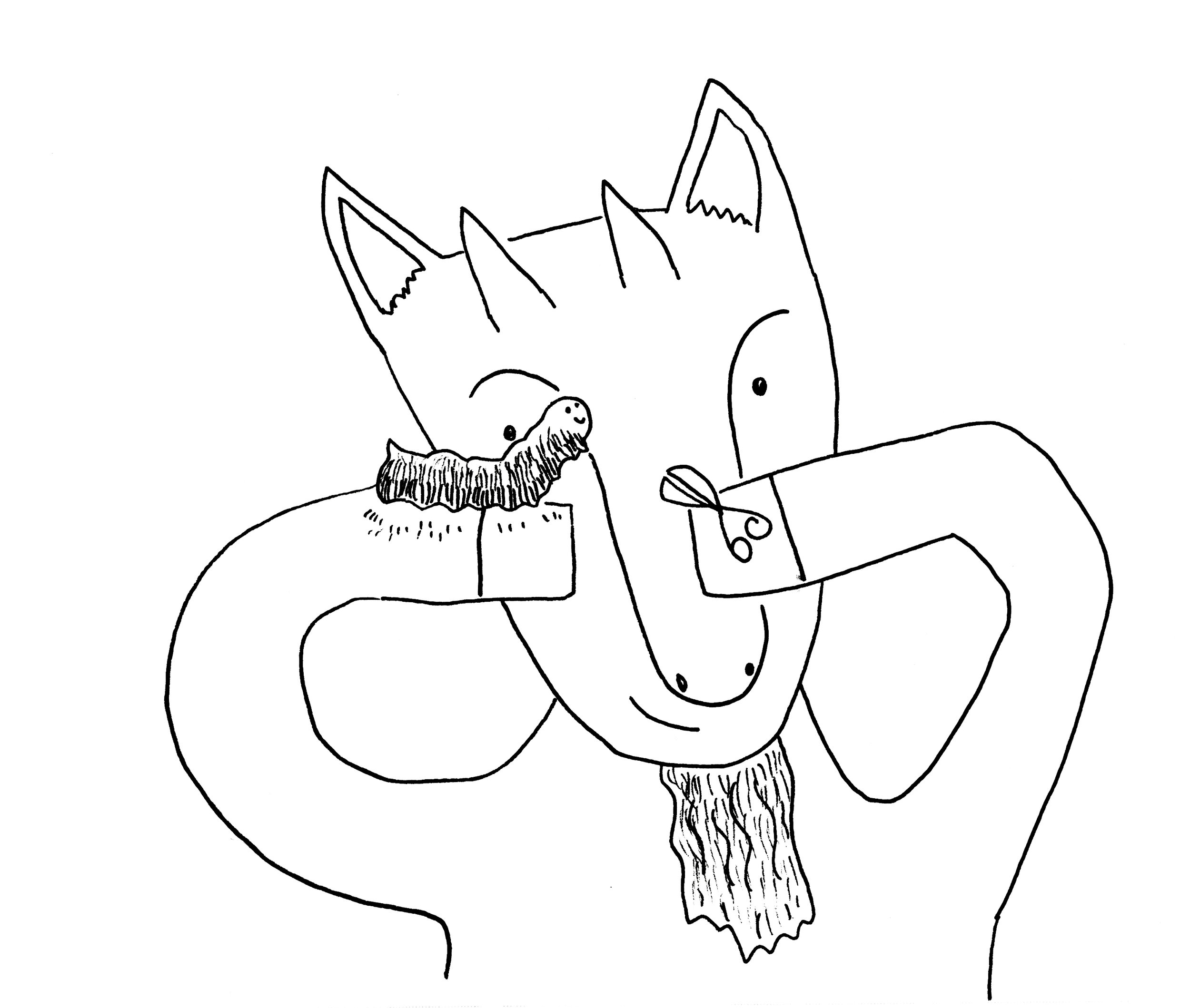 Billy Goat with Caterpillar.jpg