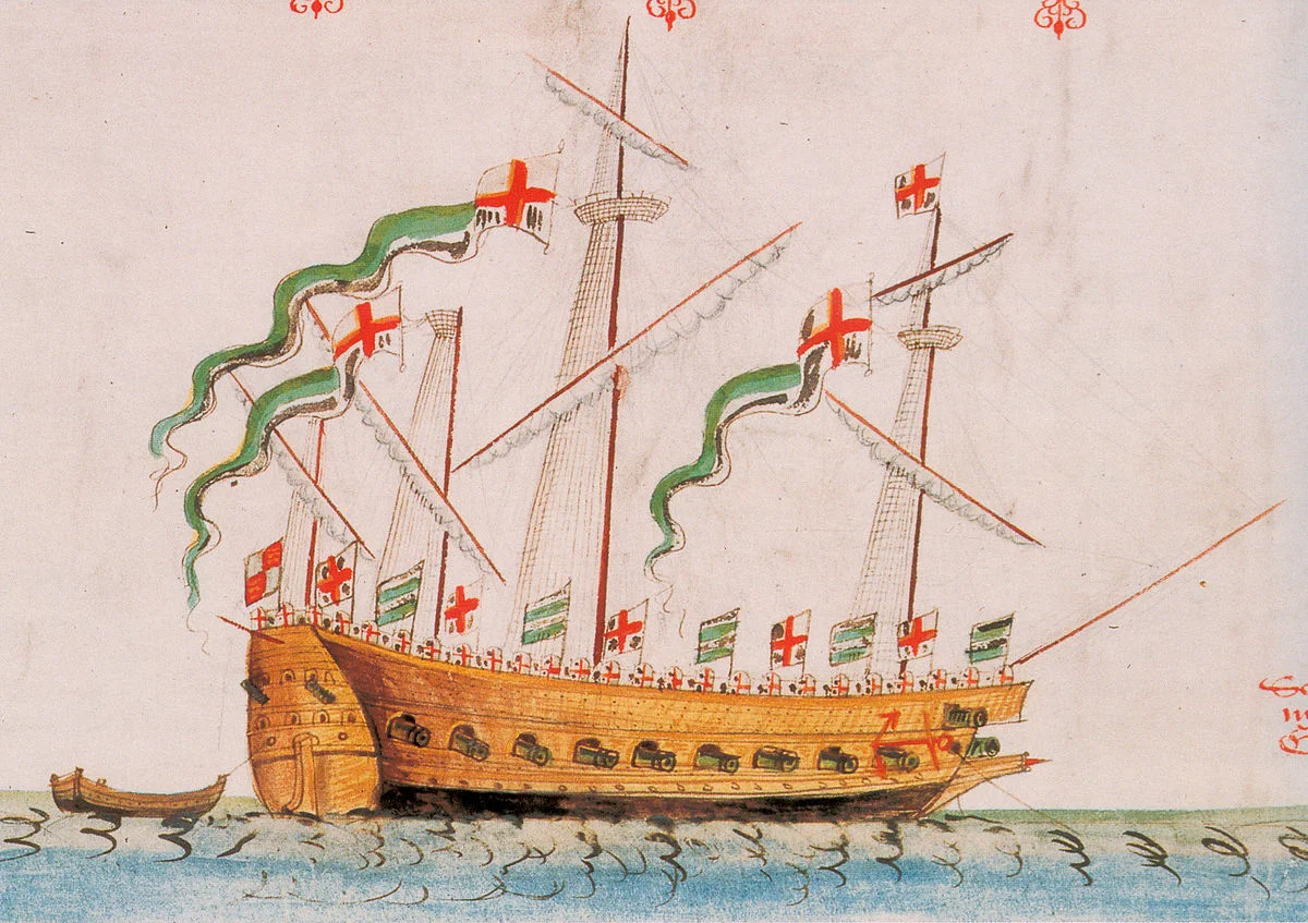 16th century English ship