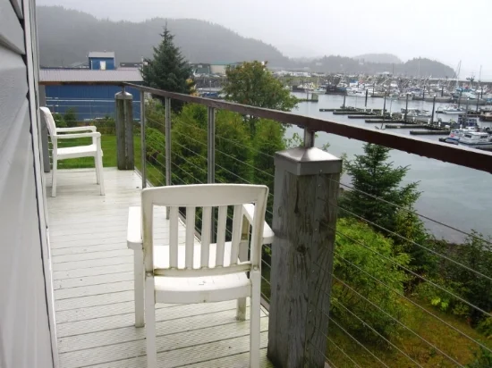 A private deck