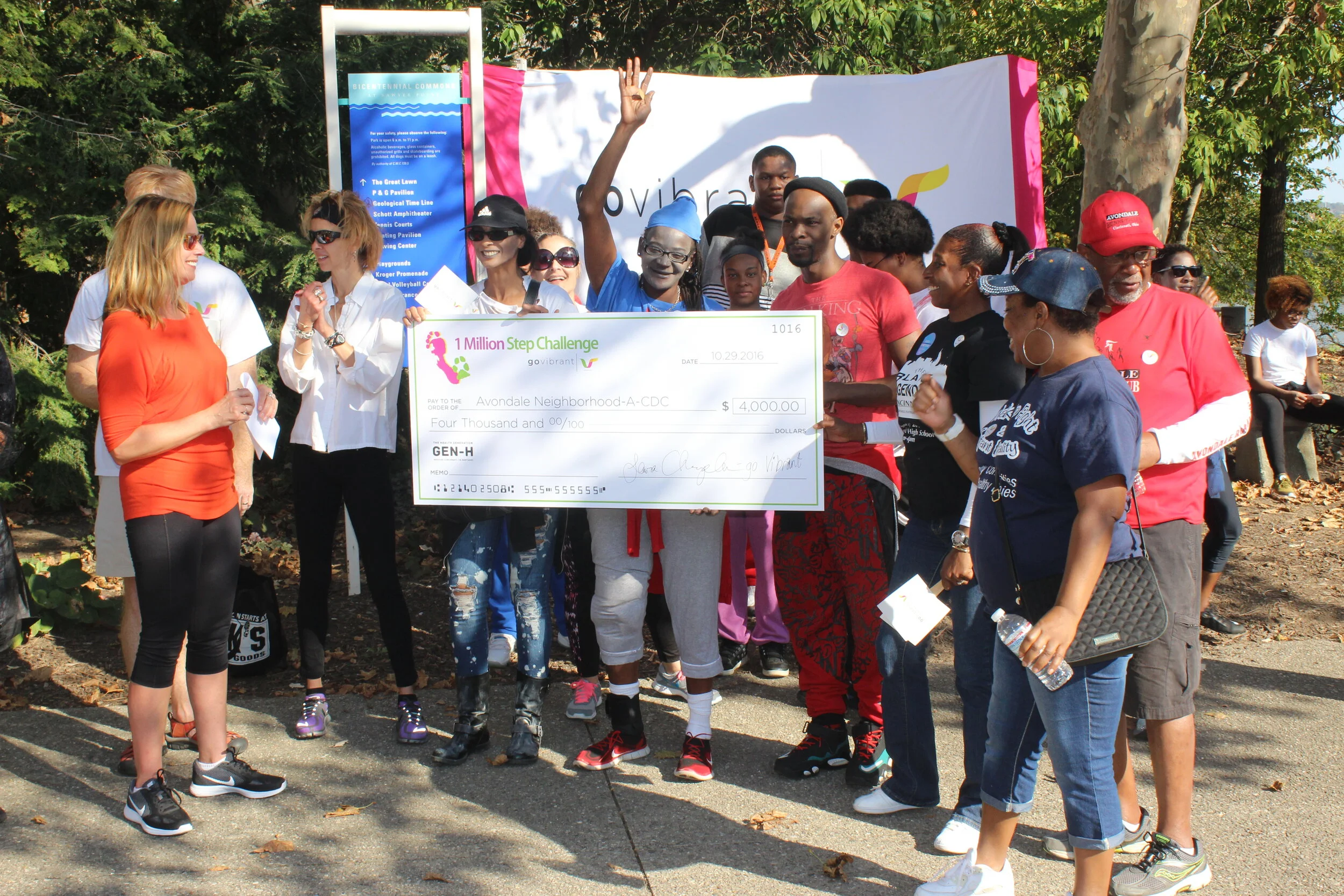 Avondale wins award from GoVibrant Million Step Challenge