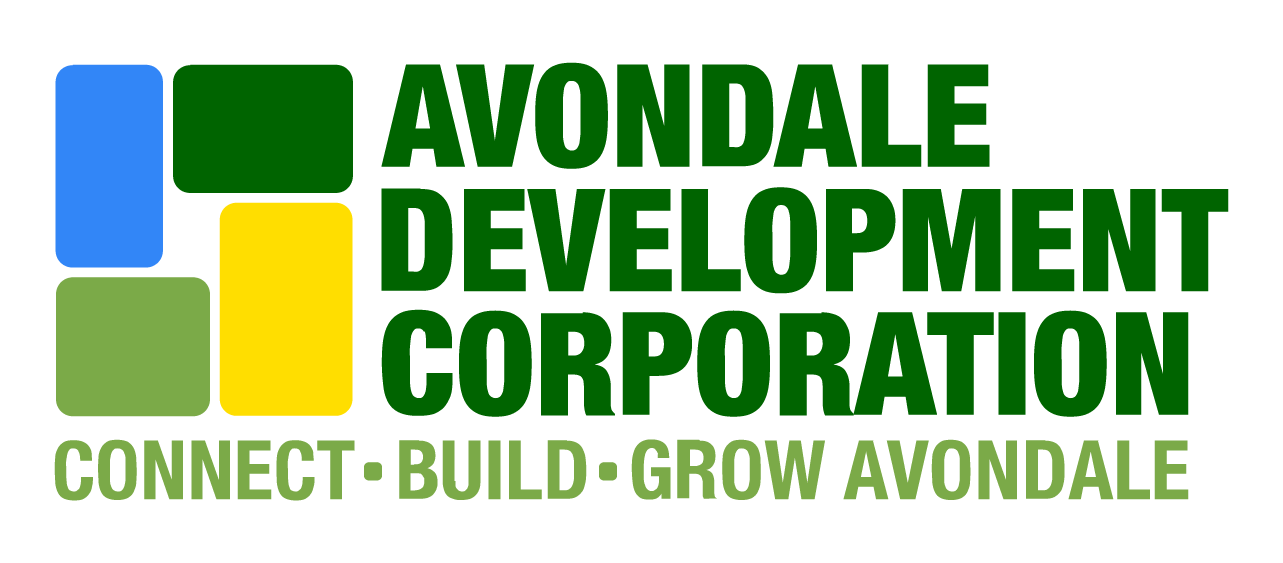 Avon Development Corporation Logo Connect, Build, Grow Avondale