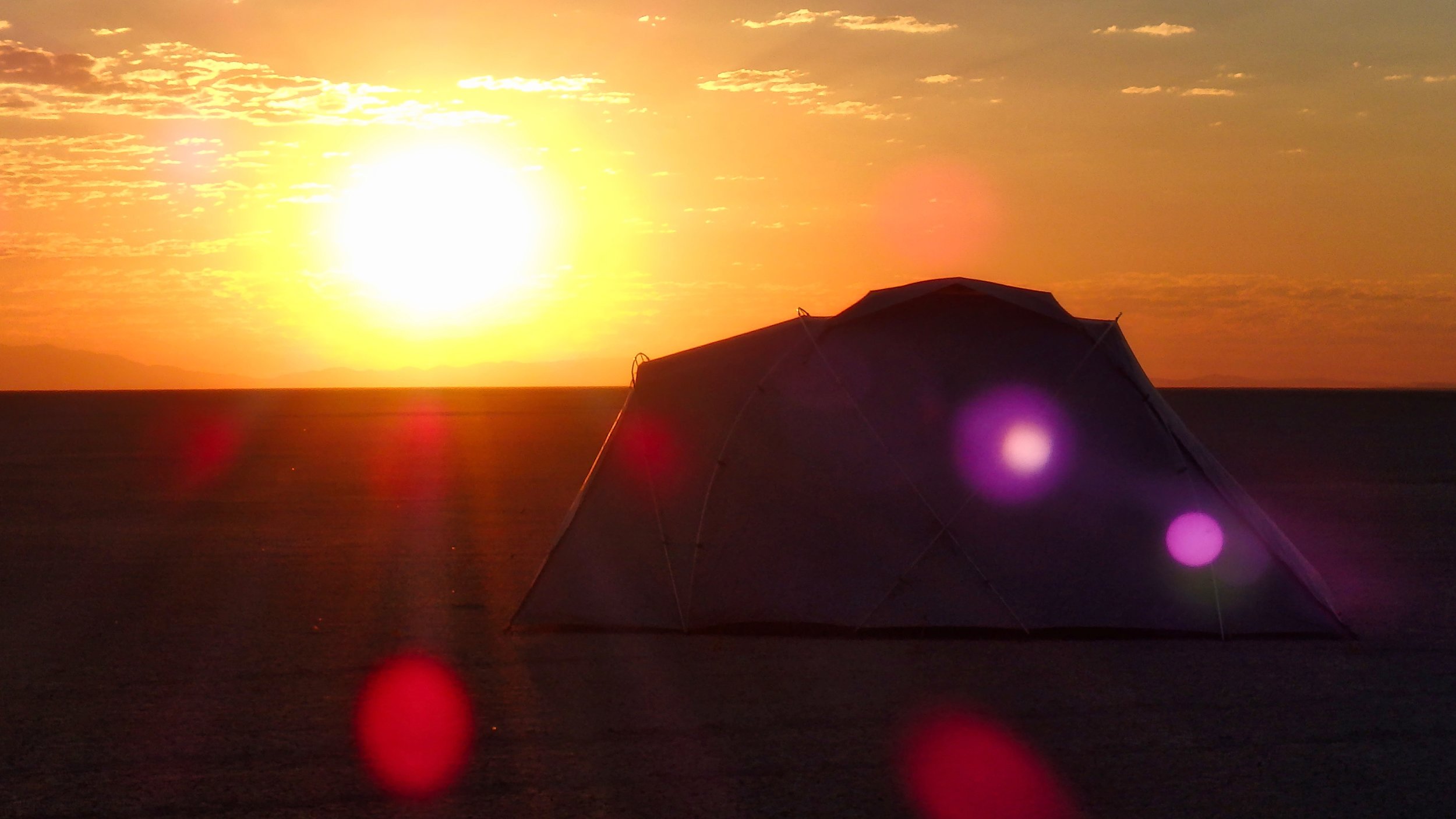 Sunrise on the Black Rock Desert Playa