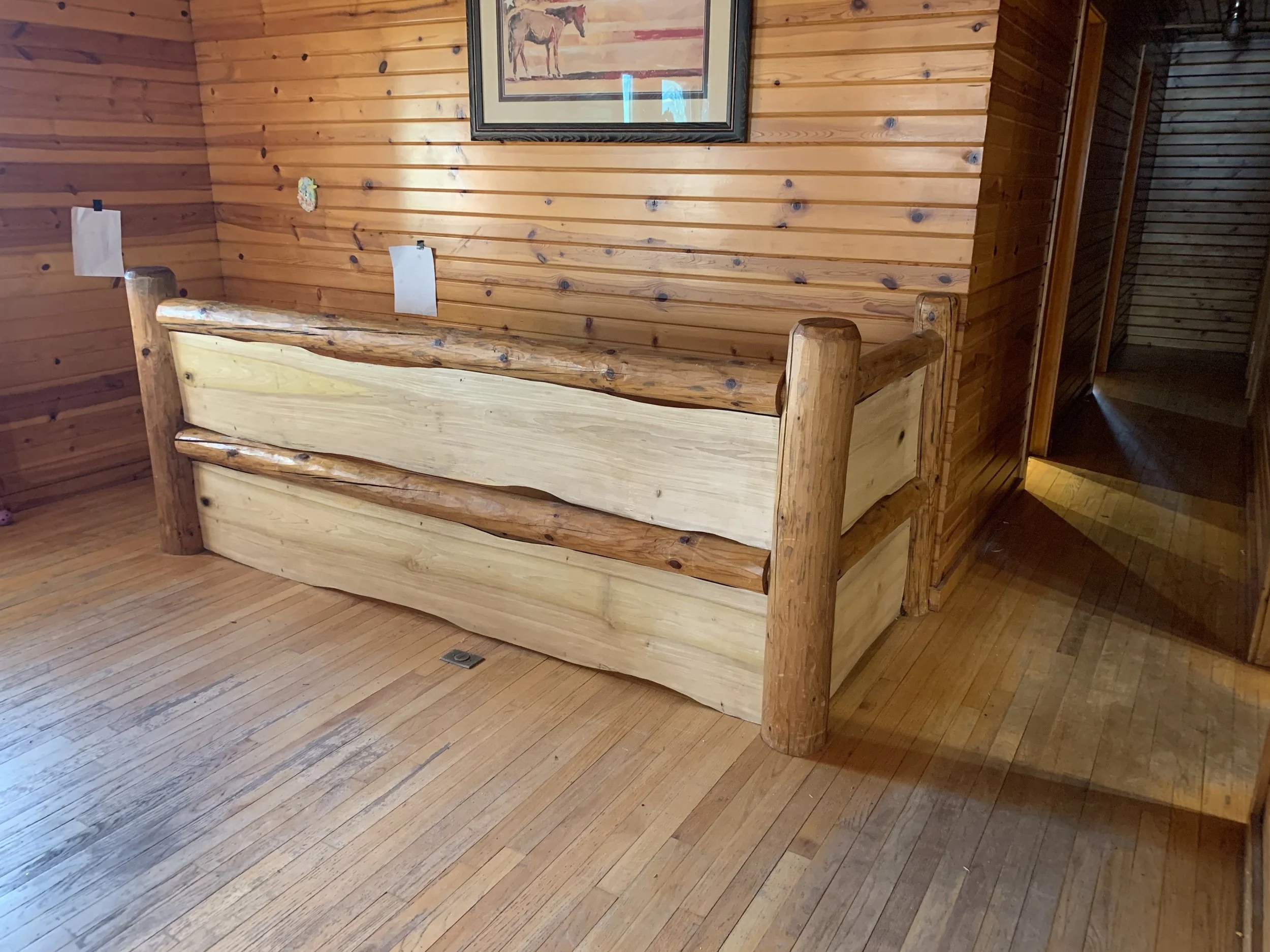 Locally Sourced Lumber Enclosure