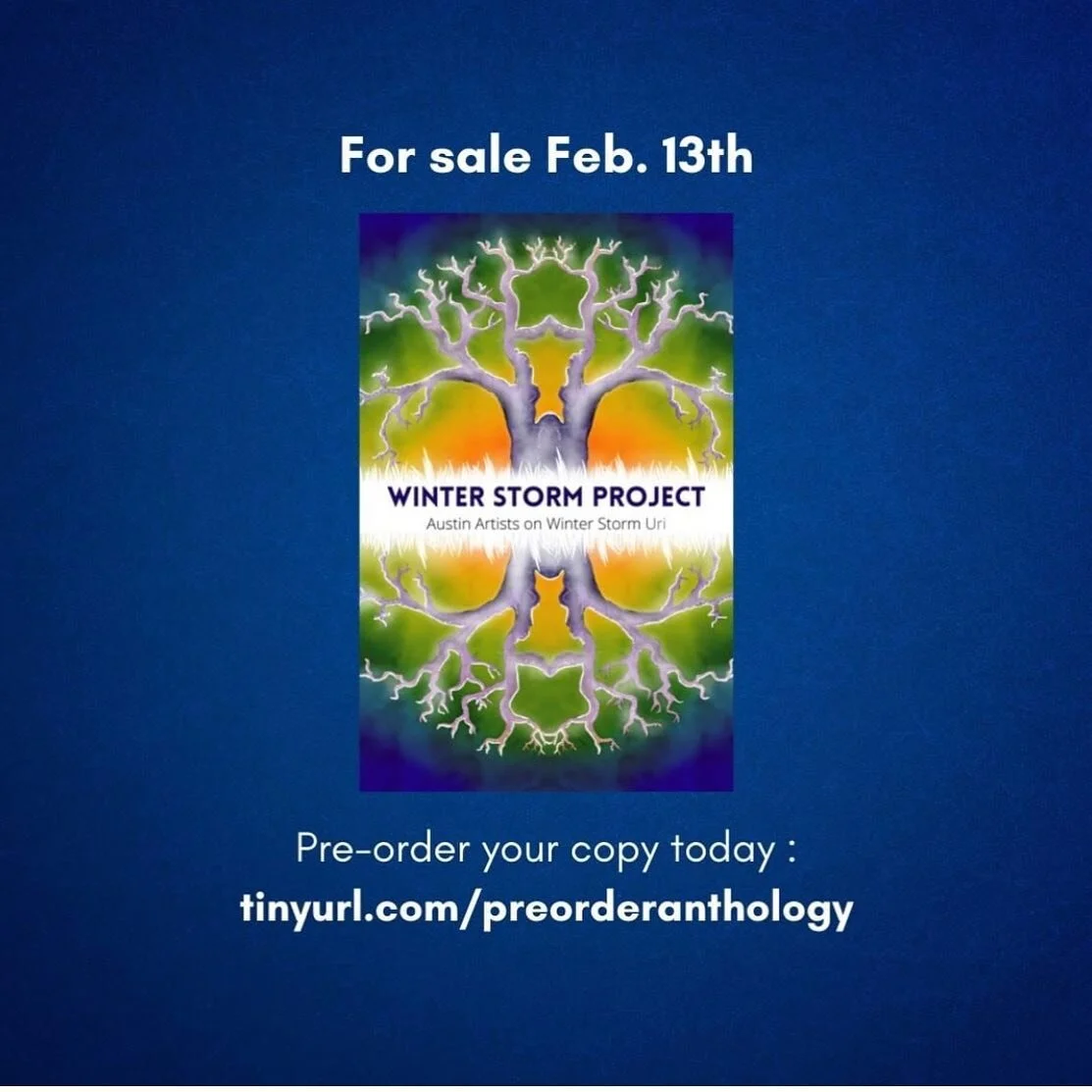 Can&rsquo;t wait to get my hands on this anthology and am so grateful to have a poem included. It&rsquo;s up for pre-sale and all proceeds will be split up and go to @goaustinvamos @poder.austin and @bastaaustin ❄️ 

We&rsquo;re also doing a reading 