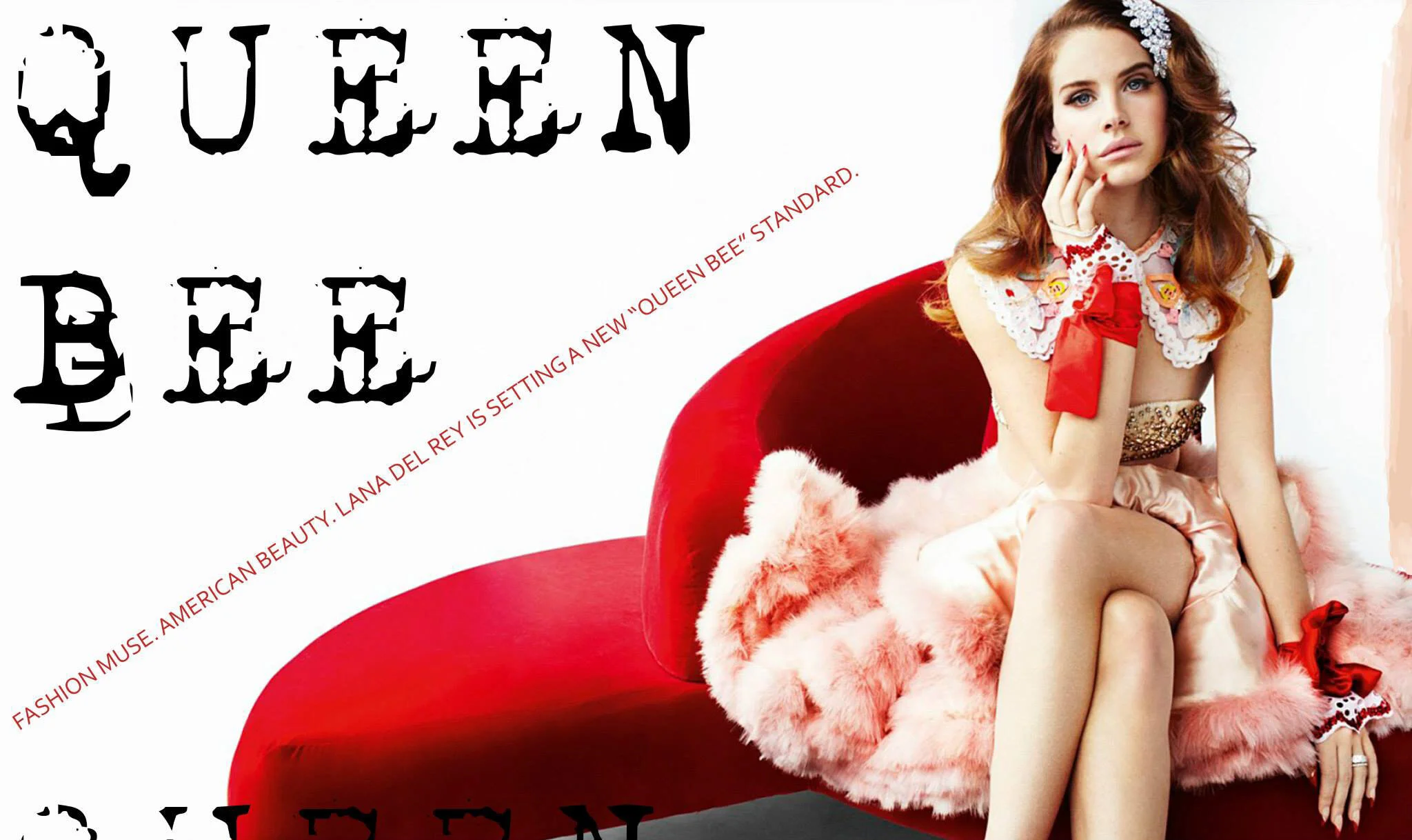 Lana Del Rey Magazine Layout