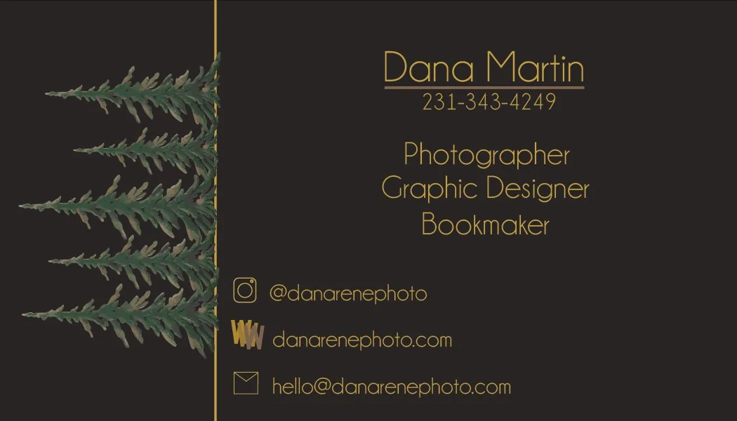 Back of Personal Business Card