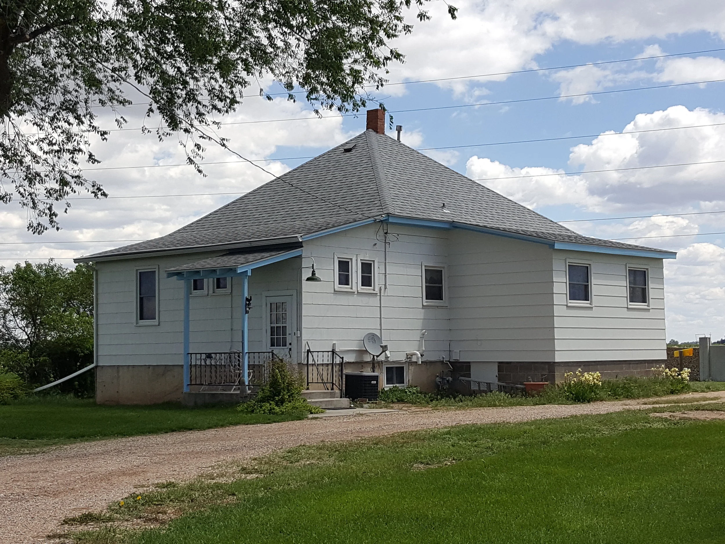 View of the White Farm House from the southeast corner.