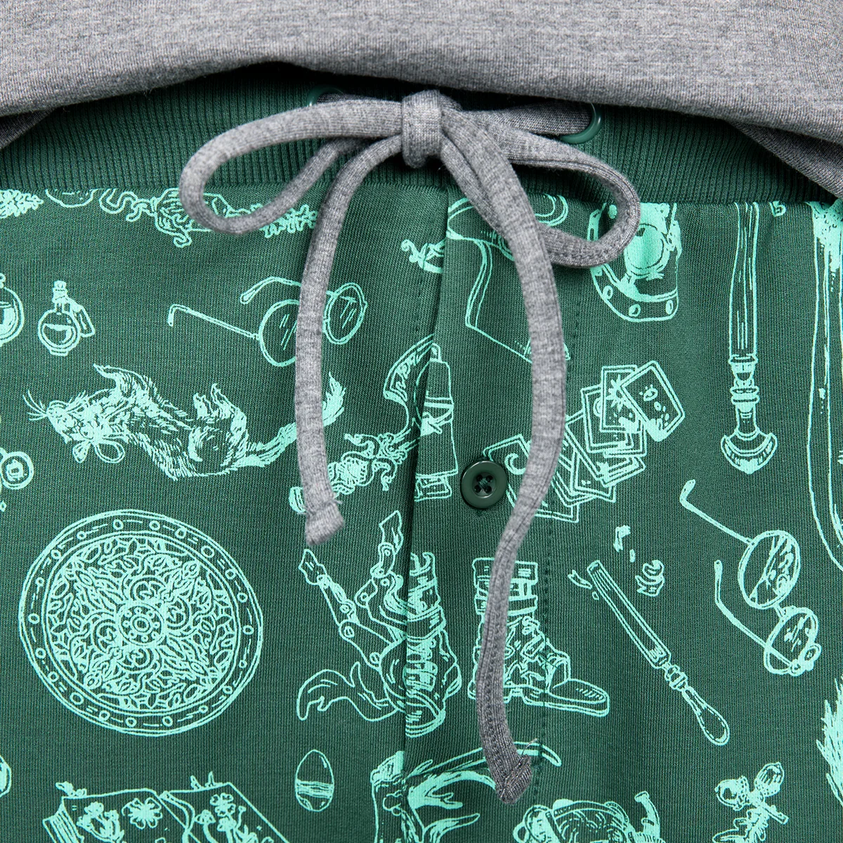 Critical-Role-Ultra-Soft-Forest-Green-Pajama-Lounge-Set_0001_Draw-String-Close-Up.webp