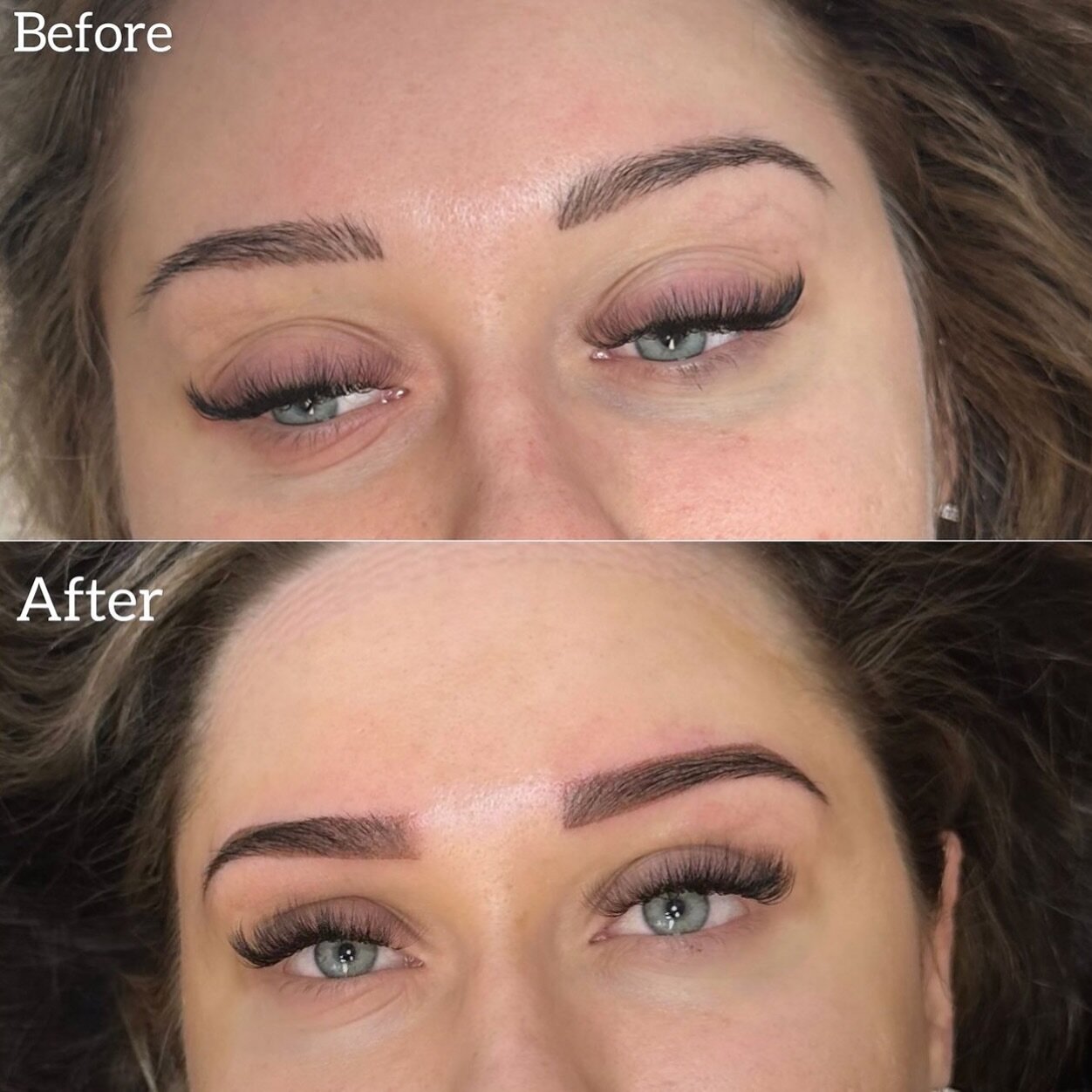 Before and After and Ombr&eacute; Brow by Master Artist, Amanda. To book a consultation or an appointment with Amanda, click the link in our bio 👆🏼

#ombrebrows #browsonfleek #browsonpoint