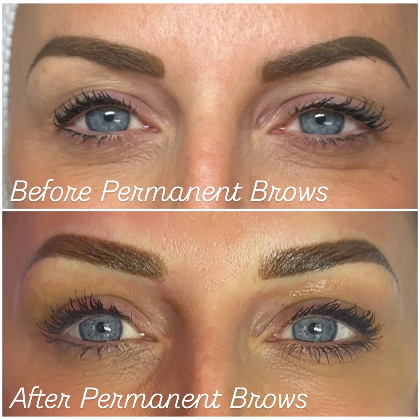 This wonderful client came in and wanted brows that she didn&rsquo;t have to draw in every single day. She said that she was spending almost 15 to 20 minutes putting on her Brow Make up. I told her no problem we can solve the Brow issue and save her 