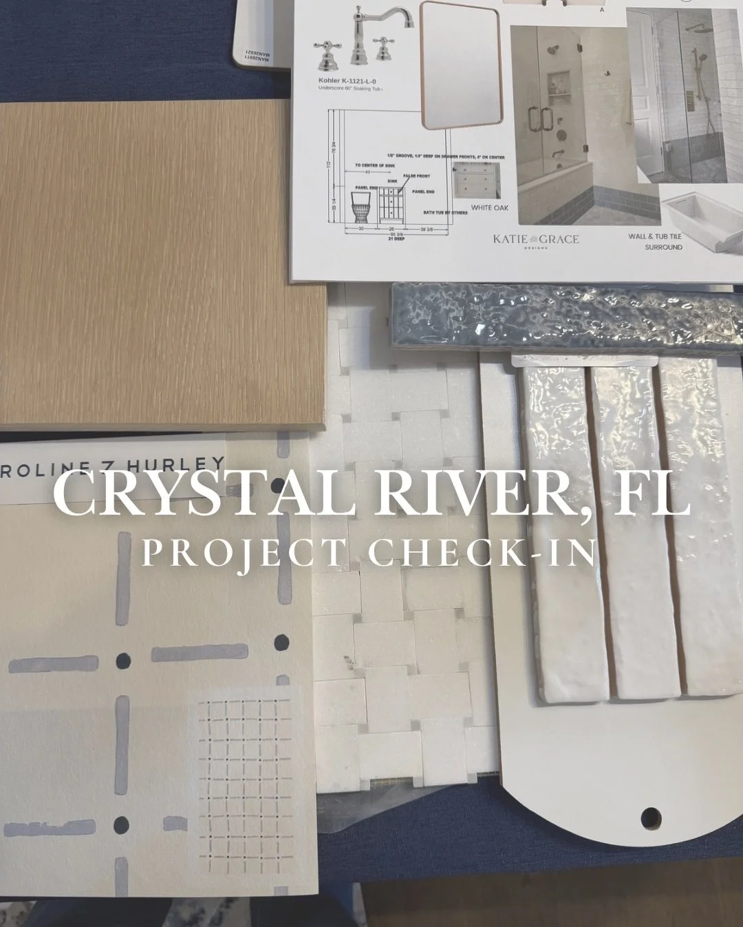 A fast trip to check-in at our Crystal River, FL project this week! 

Site visits like this mean meeting with plumbers, electricians, cabinet makers&hellip; and sometimes turning the builder&rsquo;s kitchen island into a full design presentation tabl