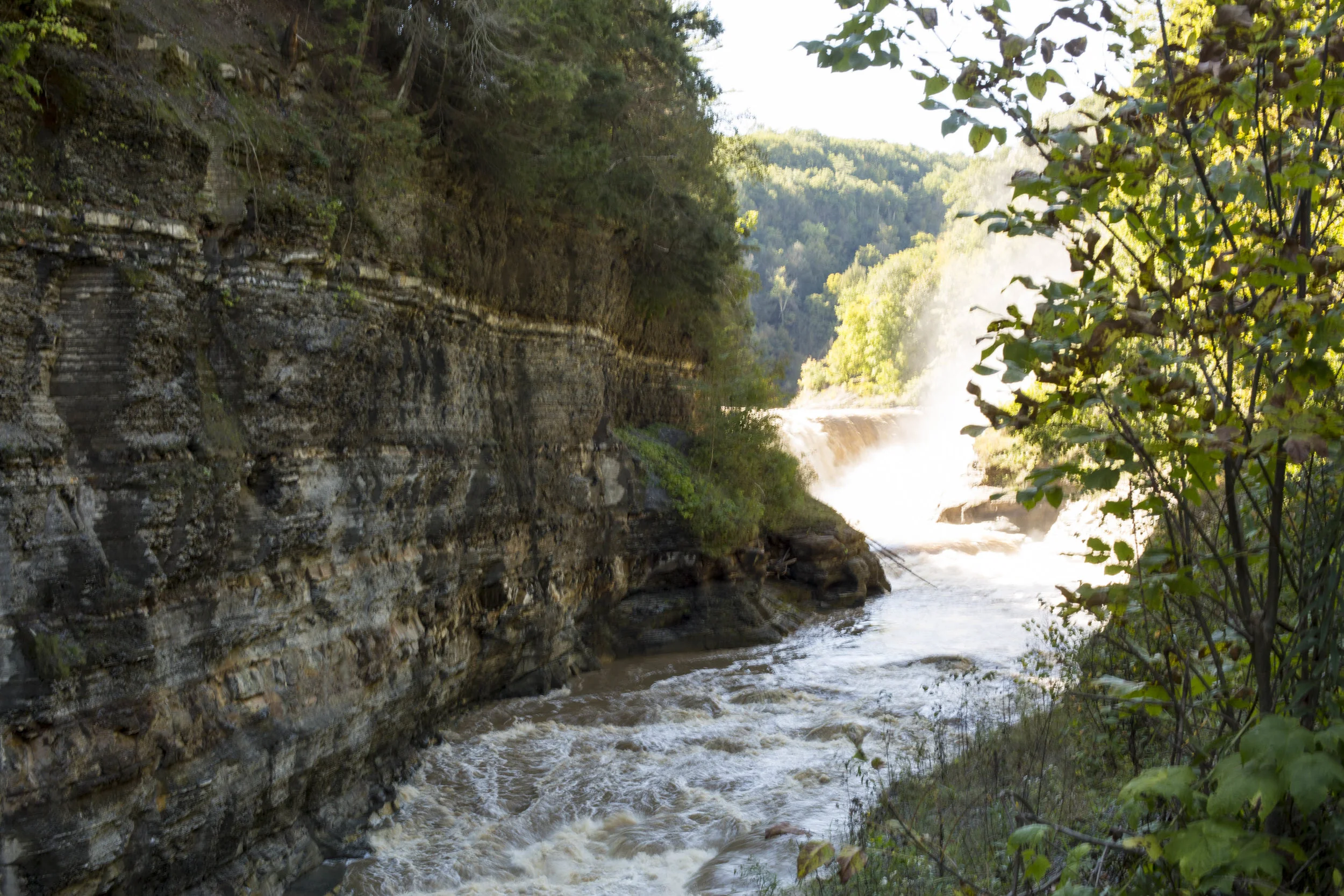 This is the same waterfall as the previous image but I wanted to see the difference between landscape and portrait.