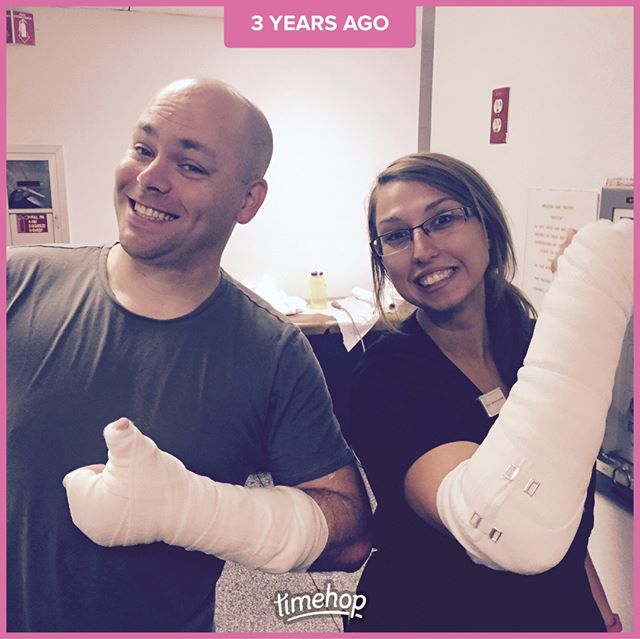Three years later and Dr. Ryan McKenna is still the guy I'd want to splint my arm!  I was lucky enough to meet Ryan during my FIRST shift in the ED during residency @JaxEM. He has been a great friend and mentor through this life in academic #Emergenc
