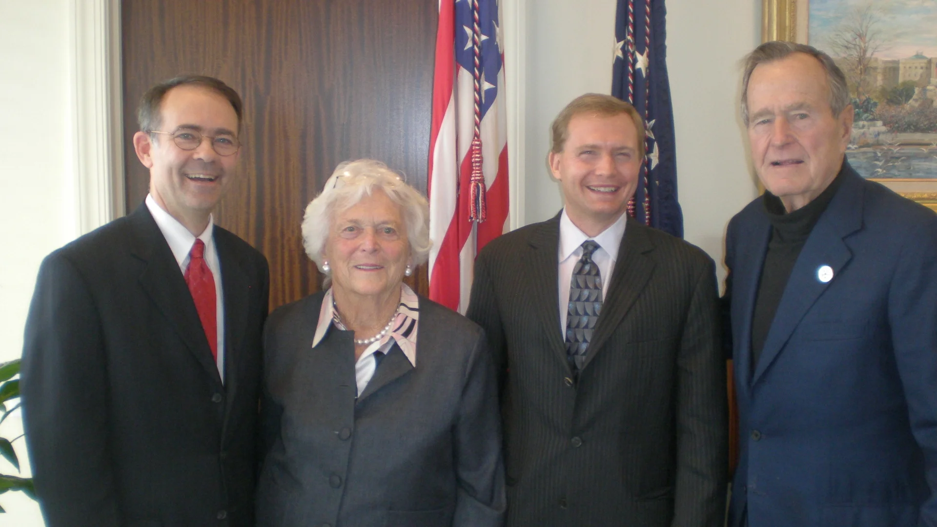  First Lady Bar Bush &amp; Bill Steiger 