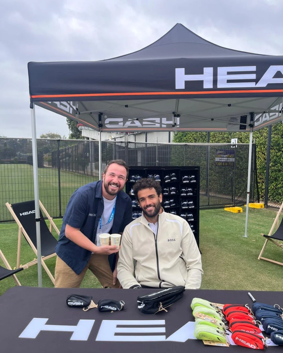 Our socials girl is away and we saw everyone else doing these 'photo dumps' so here goes ✌️

1. A legend and Matteo Berrettini catching up at the @kooyong_classic 
2. All smiles when our fave regulars come in 
3. Serious meetings with the CEP (Chief 